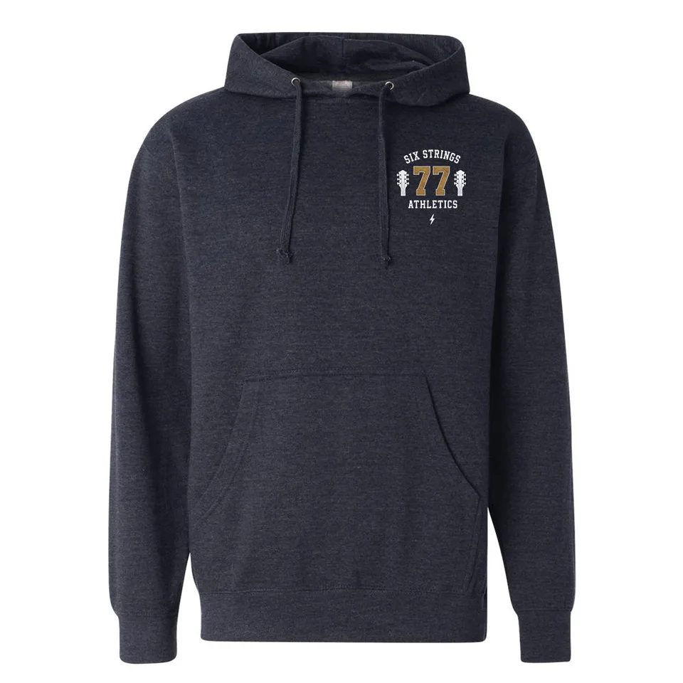 Joe Bonamassa Six String Headstock hoodie navy unisex