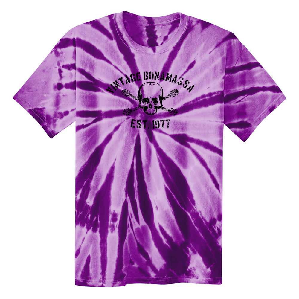 Joe Bonamassa JB Vintage Tie Dye t-skjorte royal