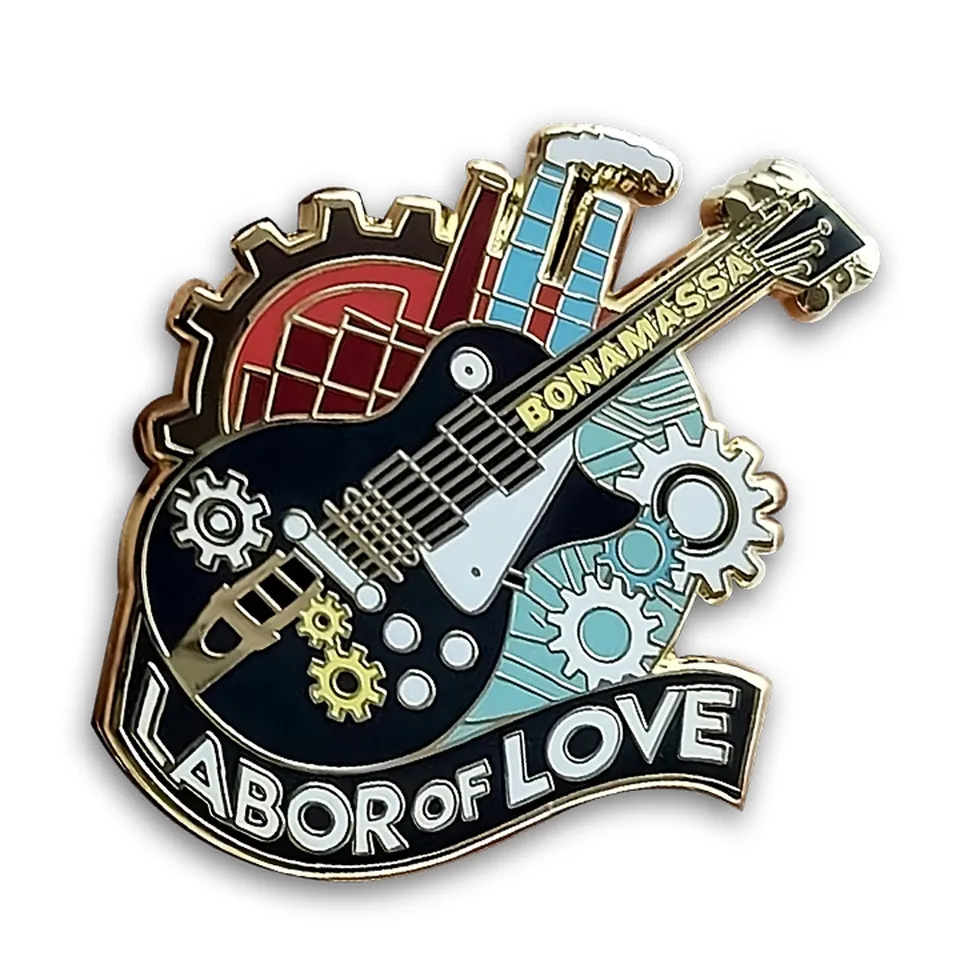 Joe Bonamassa Labor Of Love pin emalje gull samleobjekt