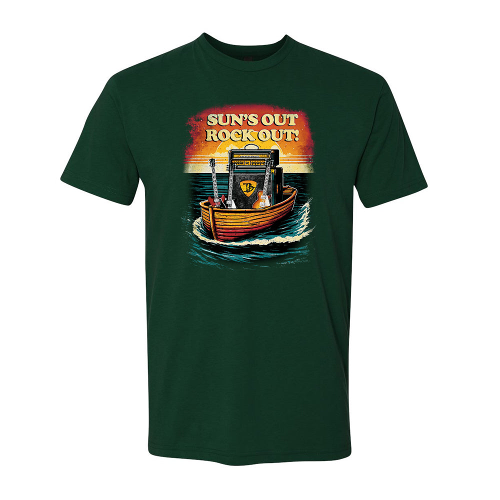 Joe Bonamassa Sun's Out Rock Out t-skjorte svart bomull