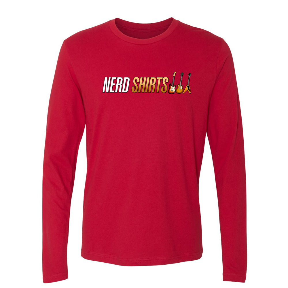 Joe Bonamassa Nerd Shirts langermet t-skjorte herre bomull