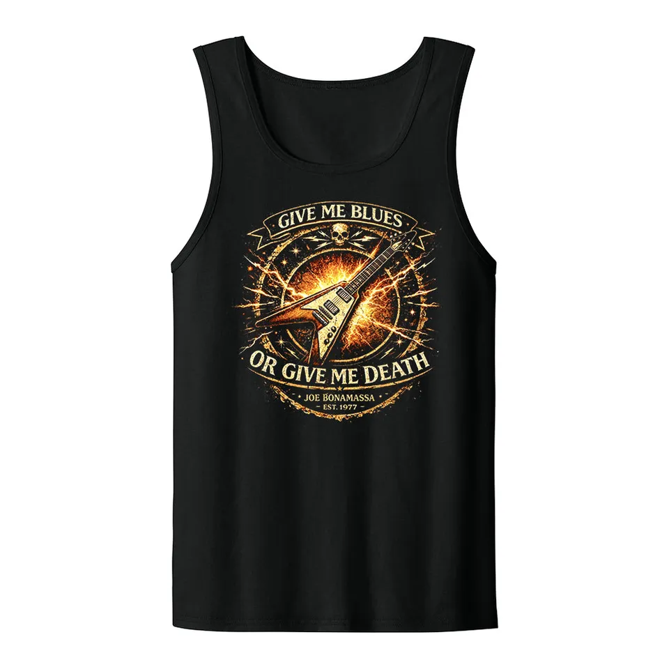 Joe Bonamassa Give Me Blues singlet svart unisex