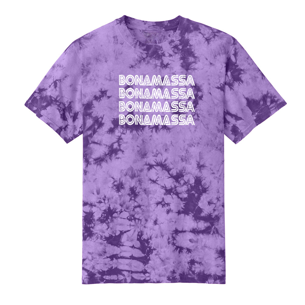 Joe Bonamassa Quadamassa Crystal tie-dye t-skjorte unisex