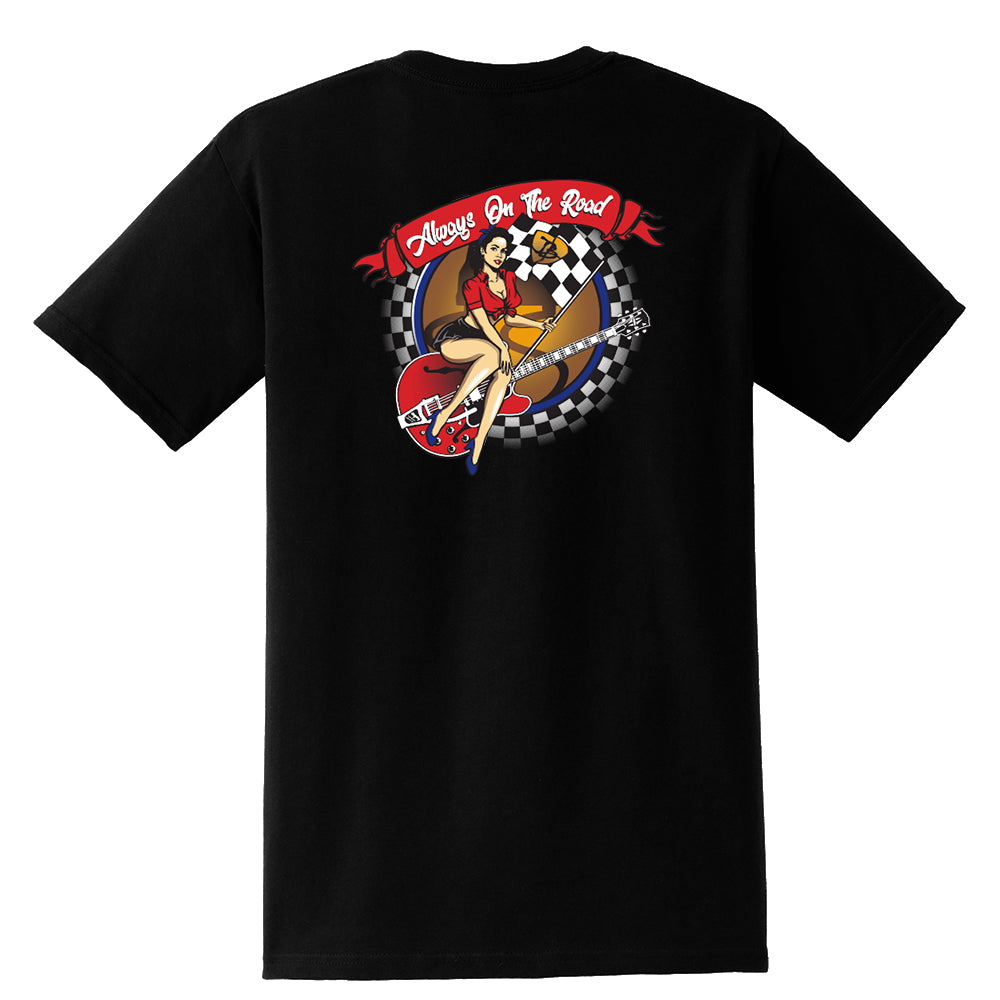Joe Bonamassa Lucky Lady of Blues t-skjorte unisex brystlomme