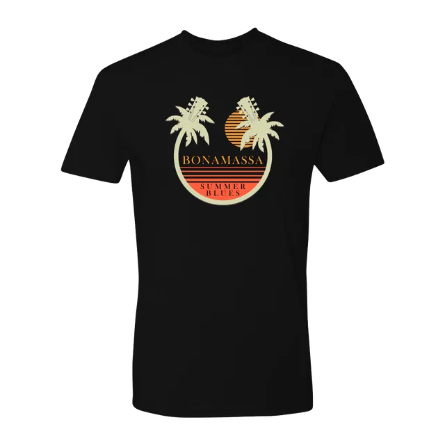 Joe Bonamassa Summer Palms t-skjorte unisex bomull