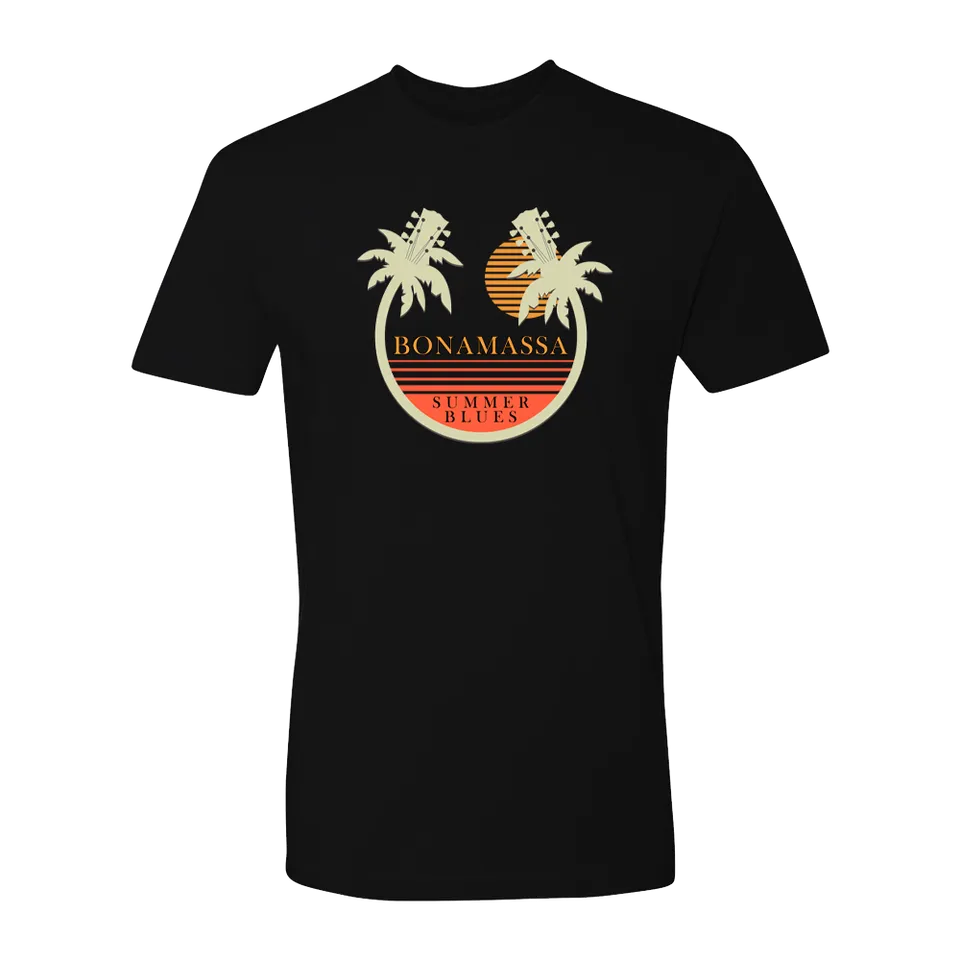 Joe Bonamassa Summer Palms t-skjorte unisex bomull