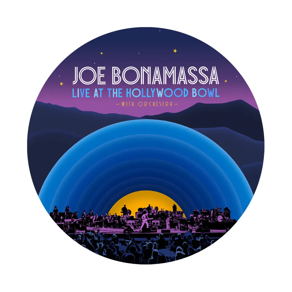 Joe Bonamassa Hollywood Bowl slipmat filt vinyl