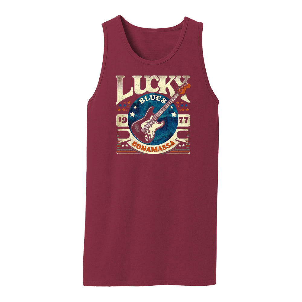 Joe Bonamassa Lucky Blues singlet herre coal beach wash