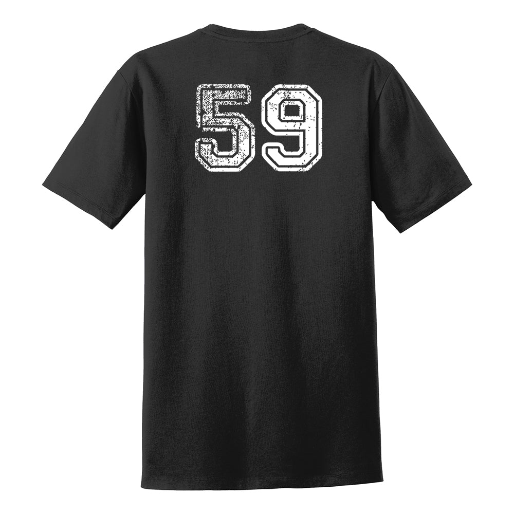Joe Bonamassa Baseball Spring Varsity t-skjorte svart