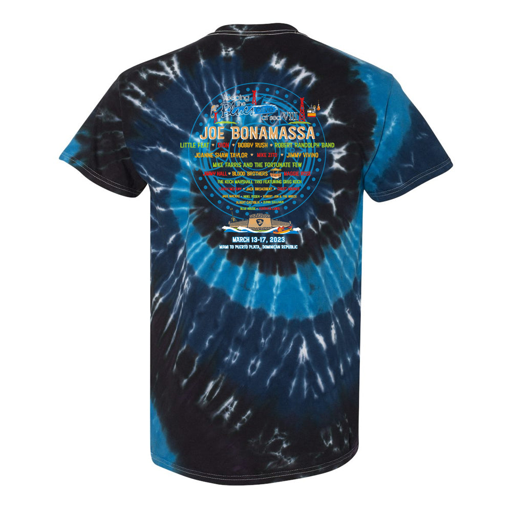 Joe Bonamassa KTBA at Sea VIII T-skjorte Tie Dye unisex
