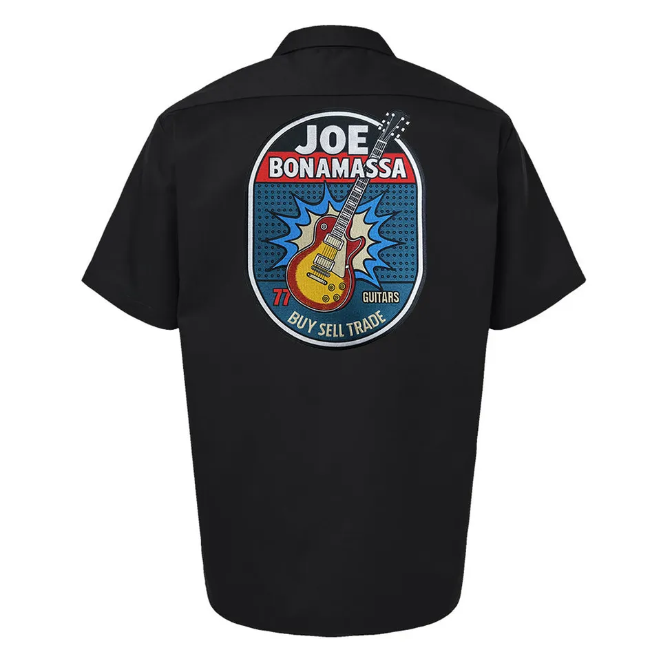 Joe Bonamassa Premium Back Patch Dickies arbeidsskjorte bomull