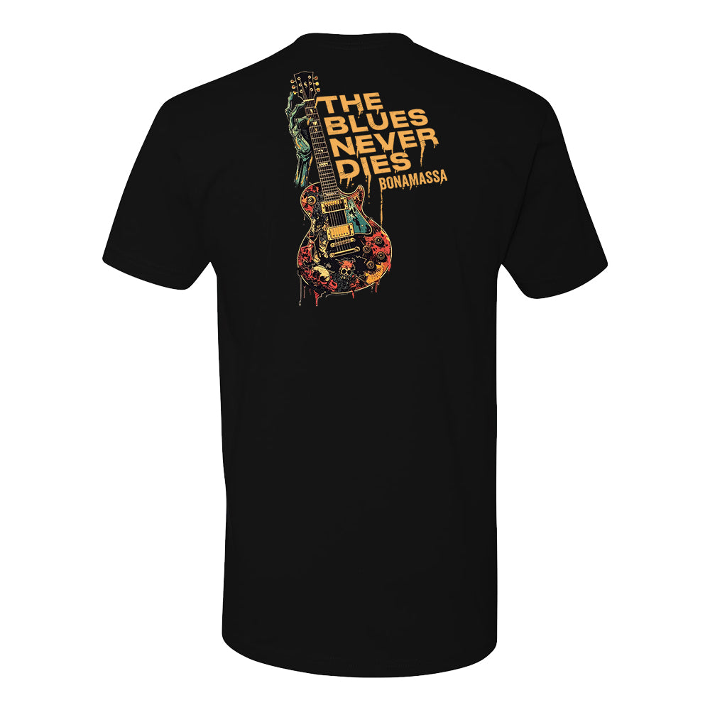 Joe Bonamassa Dead Man Strummin t-skjorte svart bomull