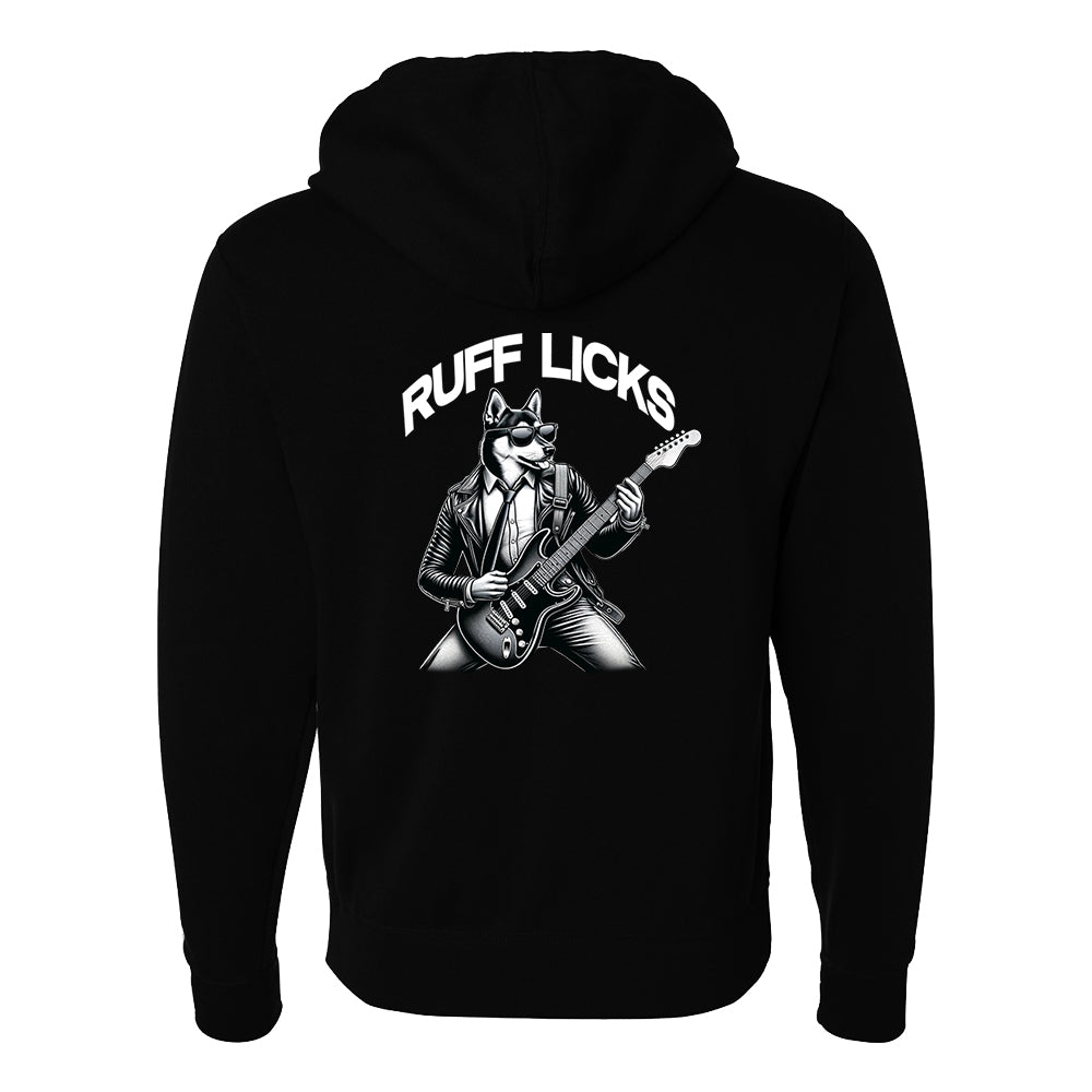 Joe Bonamassa Ruff Licks hettejakke unisex glidelås fleece