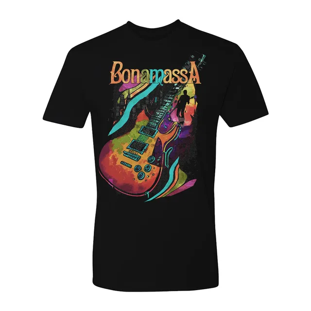 Joe Bonamassa City Blues Fresco t-skjorte svart bomull