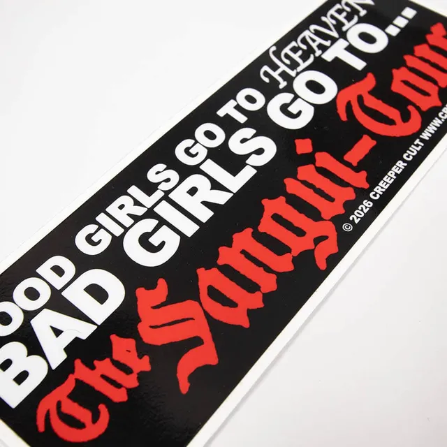 Creeper Sangui-Tour bumper sticker bil svart