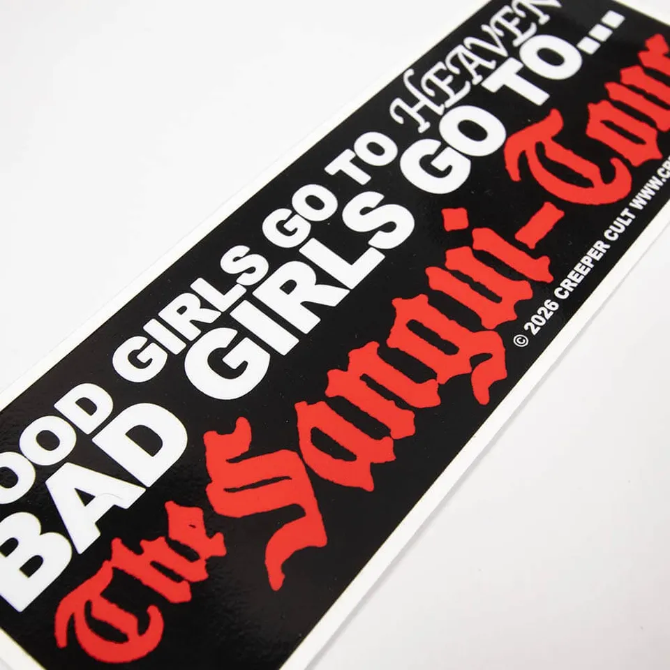 Creeper Sangui-Tour bumper sticker bil svart