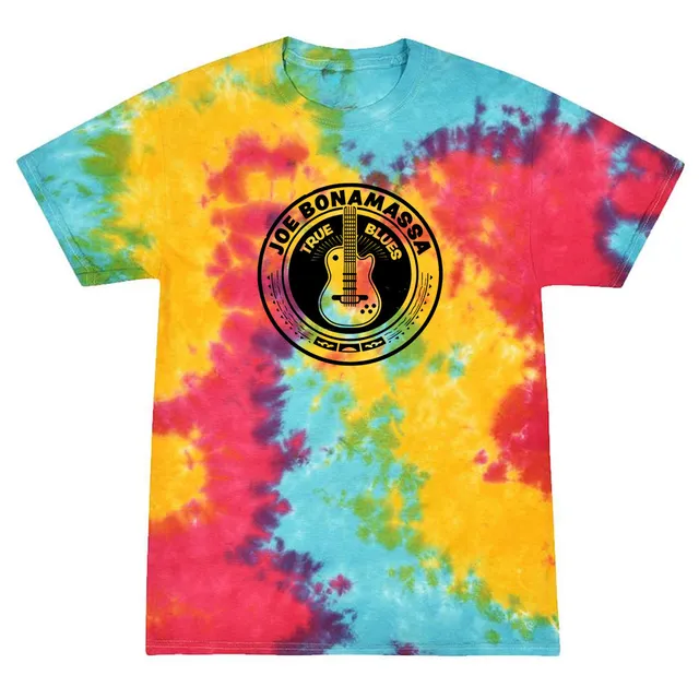 Joe Bonamassa True Blues Tie Dye T-skjorte Multi-Rainbow flerfarget