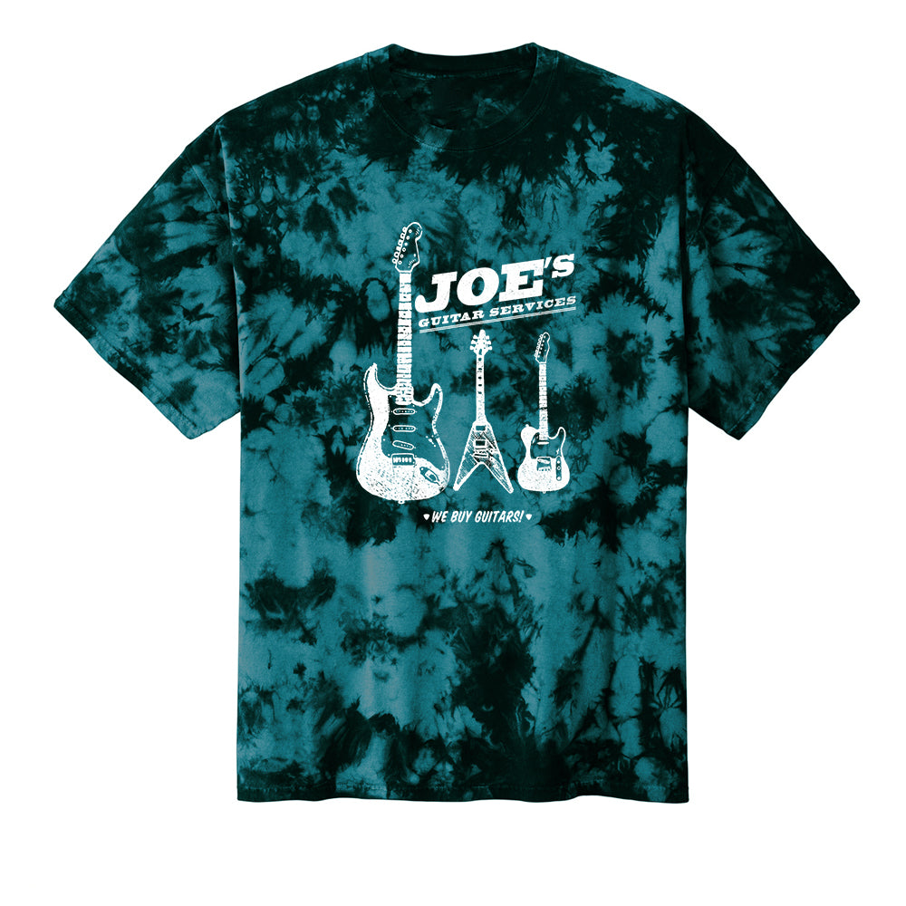 Joe Bonamassa Joe's Guitar Service Crystal Tie Dye T-skjorte lilla bomull