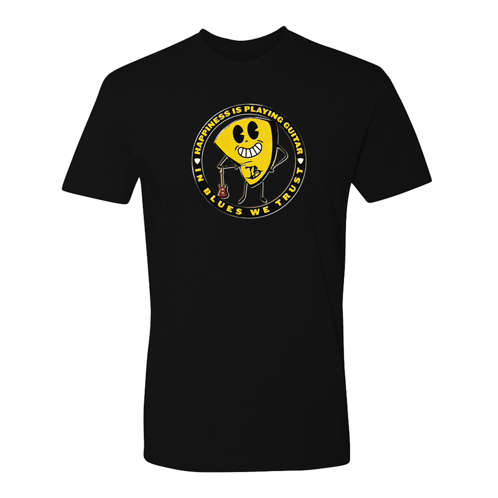 Joe Bonamassa Happiness is Playing Guitar t-skjorte svart