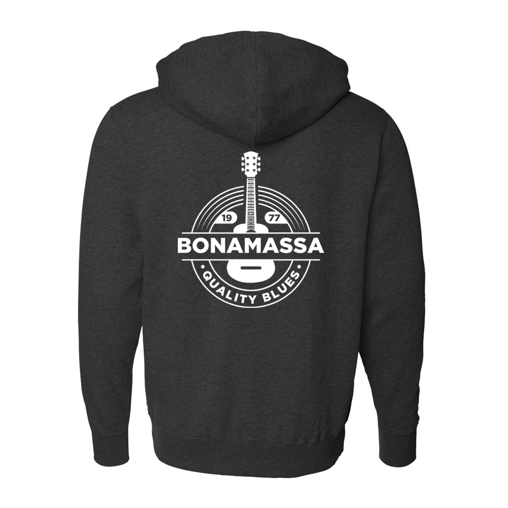 Joe Bonamassa Acoustic Quality Blues hettejakke svart glidelås
