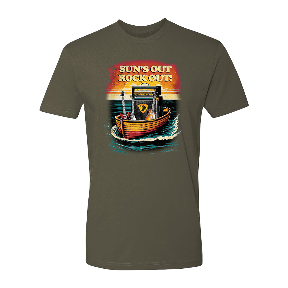 Joe Bonamassa Sun's Out Rock Out t-skjorte svart bomull
