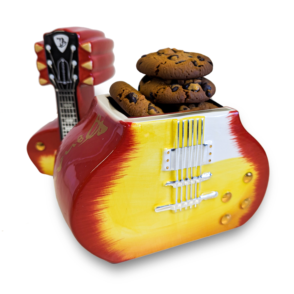 Joe Bonamassa Sunburst kjeksboks keramikk håndmalt