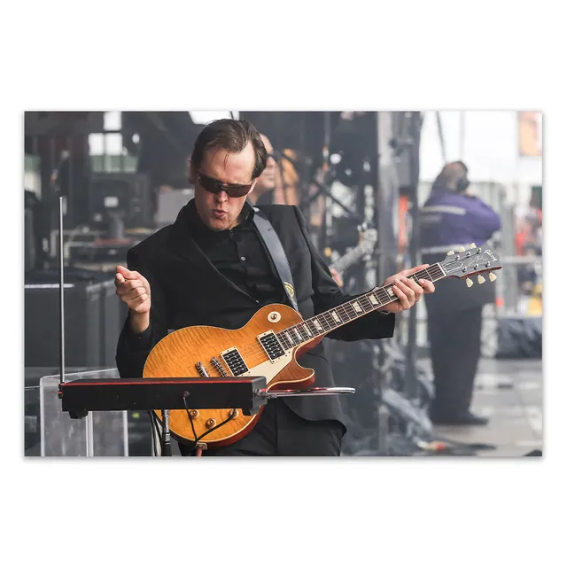 Joe Bonamassa Blues Thereminist akrylbilde 16x12 farger