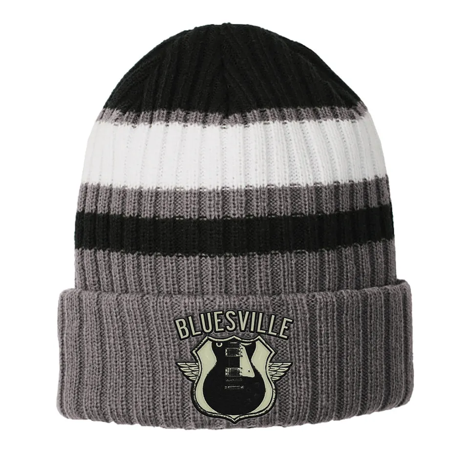 Joe Bonamassa Bluesville Ribbed Beanie lue svart akryl