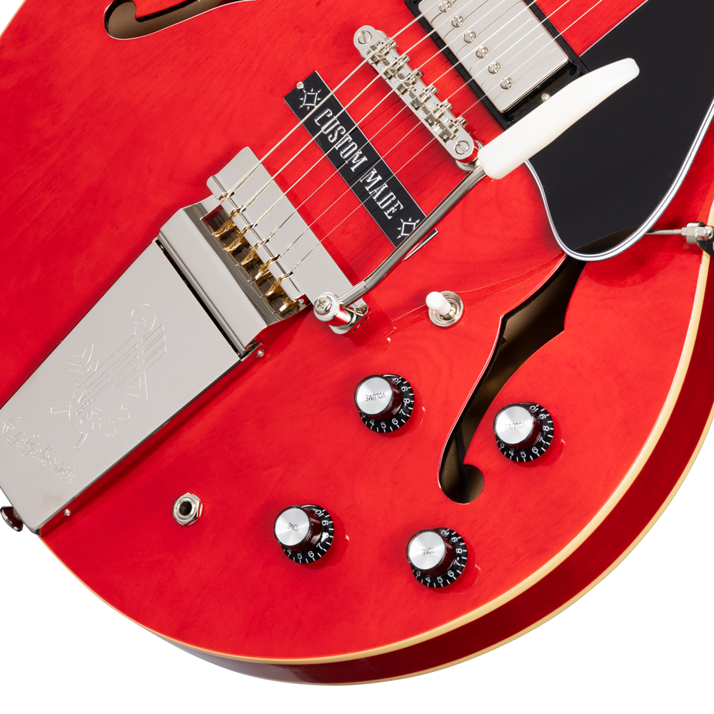 Joe Bonamassa 1962 Epiphone ES-335 elgitar med koffert og t-skjorte