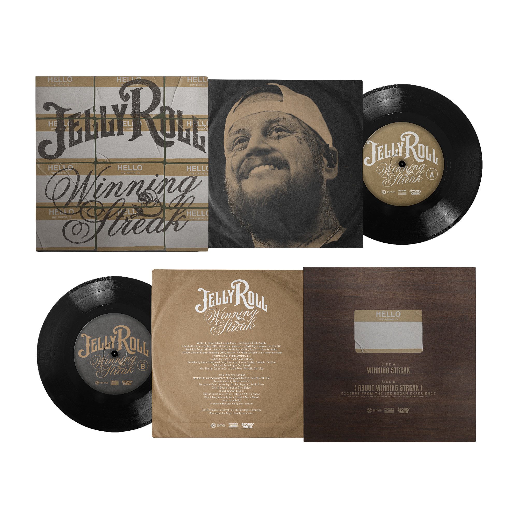 Jelly Roll Winning Streak 7" vinyl singel