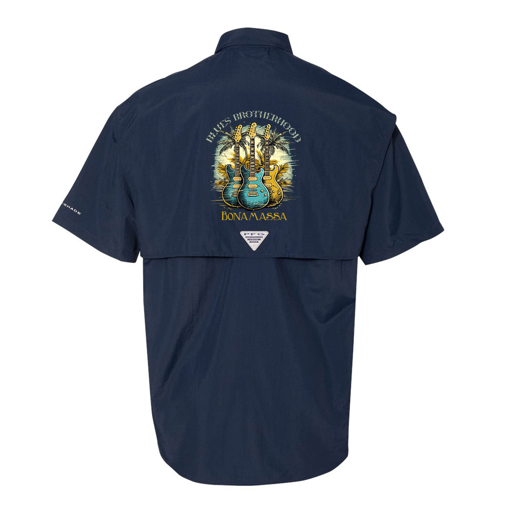 Joe Bonamassa Blues Brotherhood Columbia PFG skjorte navy