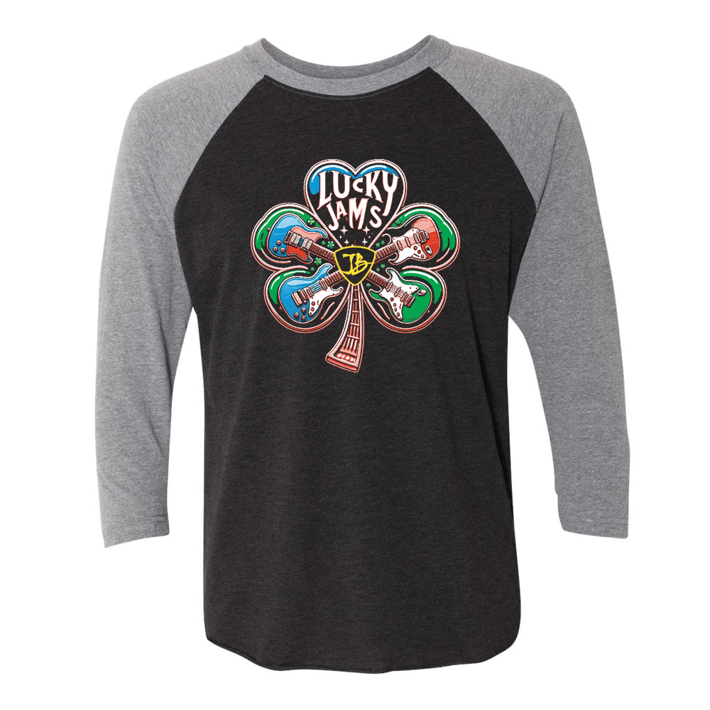 Joe Bonamassa Lucky Jams t-skjorte 3/4 ermer triblend