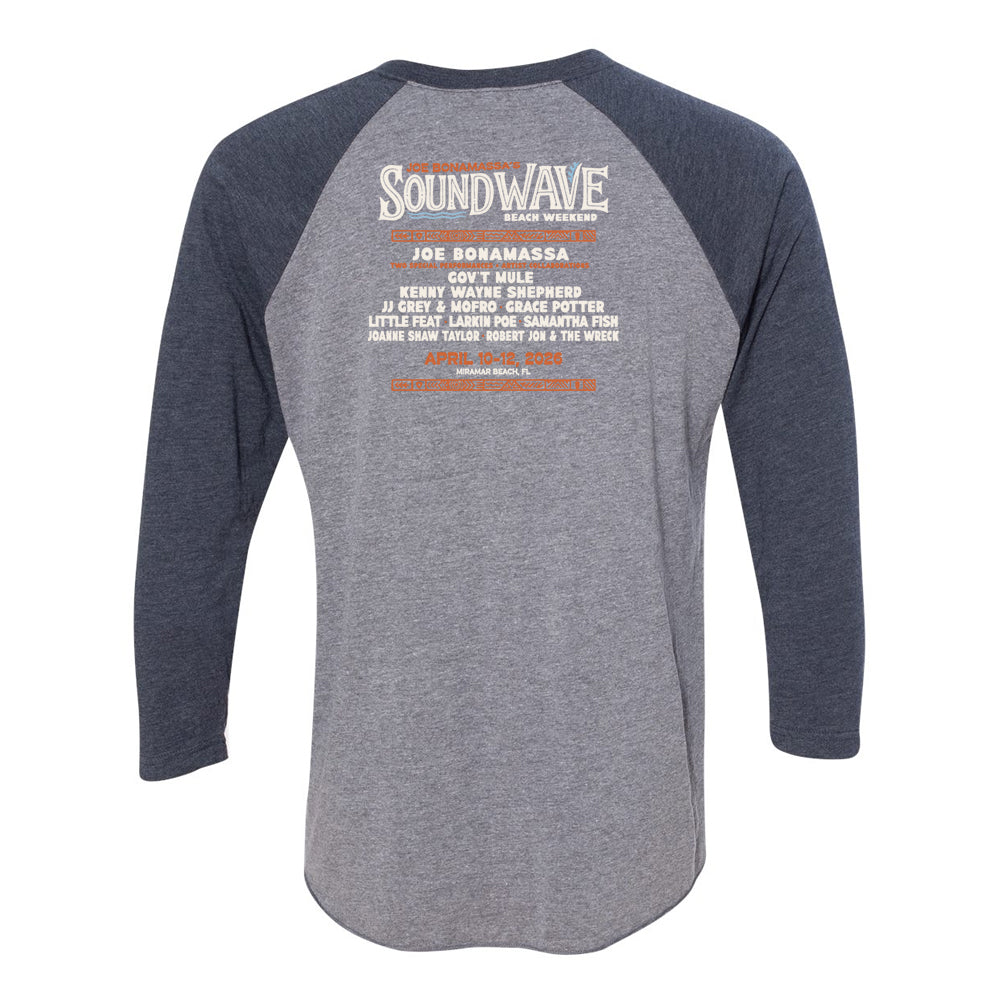 Joe Bonamassa 2026 Sound Wave Beach Weekend t-skjorte 3/4