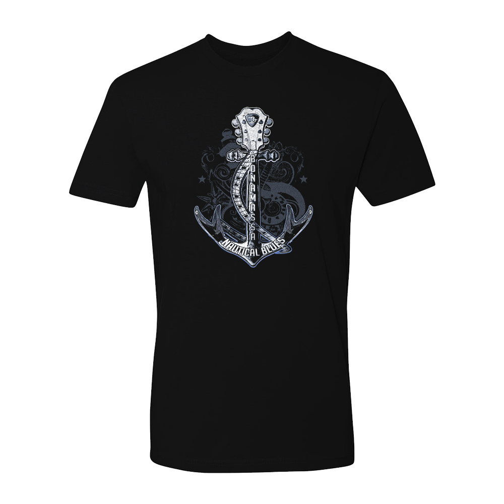 Joe Bonamassa Nautical Blues t-skjorte unisex svart bomull