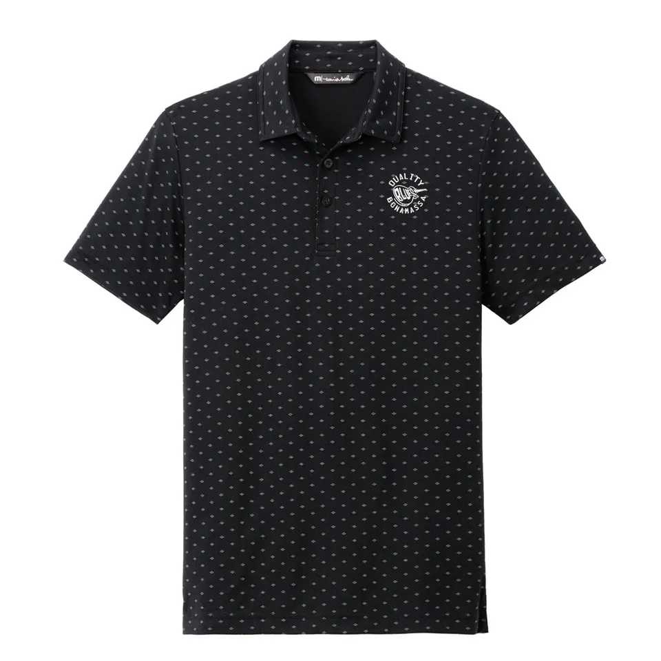 Joe Bonamassa Quality Blues TravisMathew Oceanside Geo polo svart stretch