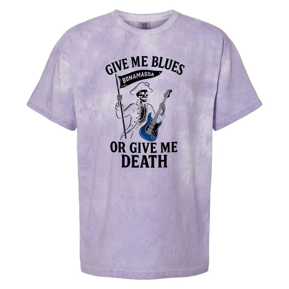 Joe Bonamassa Give Me Blues t-skjorte unisex garment-dyed
