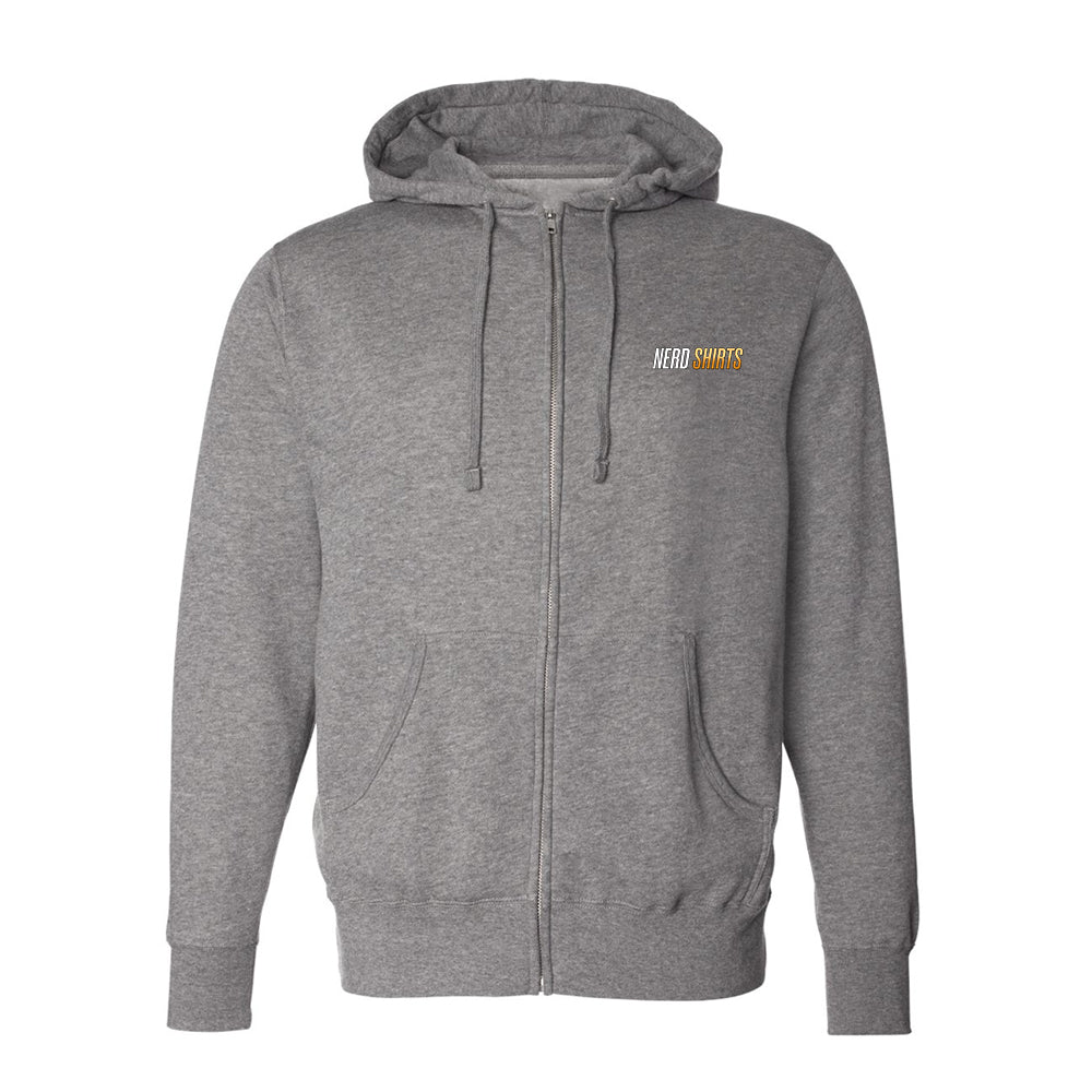 Joe Bonamassa Nerd Shirts hettegenser zip svart fleece