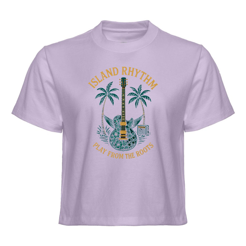 Joe Bonamassa Island Rhythm Boxy T-skjorte dame svart cropped