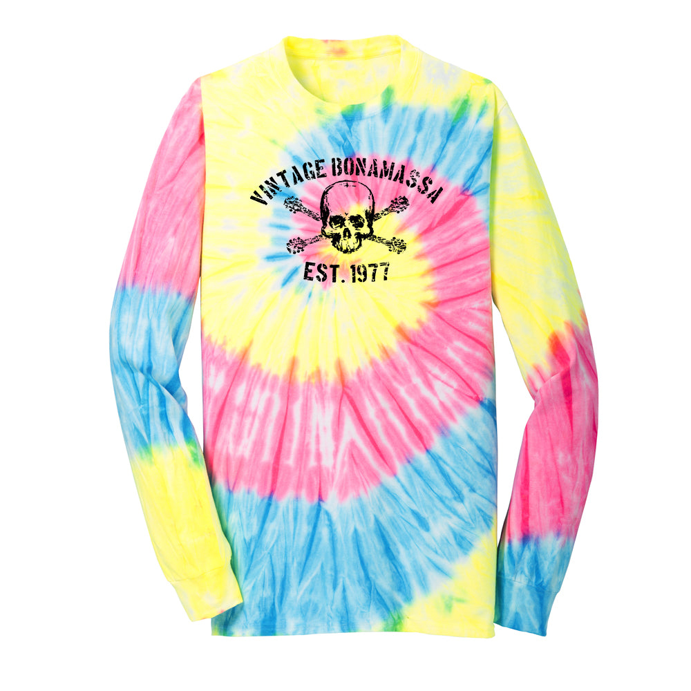 Joe Bonamassa JB Vintage Tie Dye Langermet unisex bomull