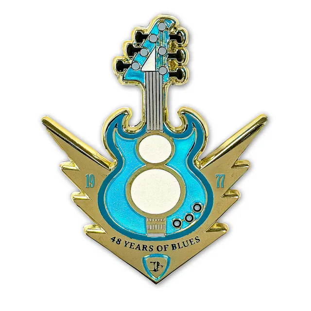 Joe Bonamassa 48 Years of Blues pin gull nummerert