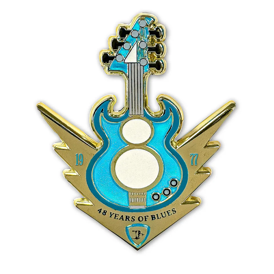 Joe Bonamassa 48 Years of Blues pin gull nummerert