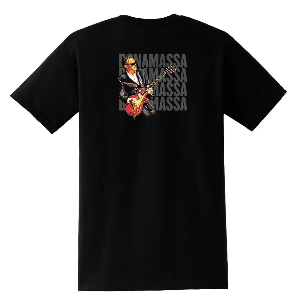 Joe Bonamassa Quadamassa 2.0 t-skjorte lomme unisex