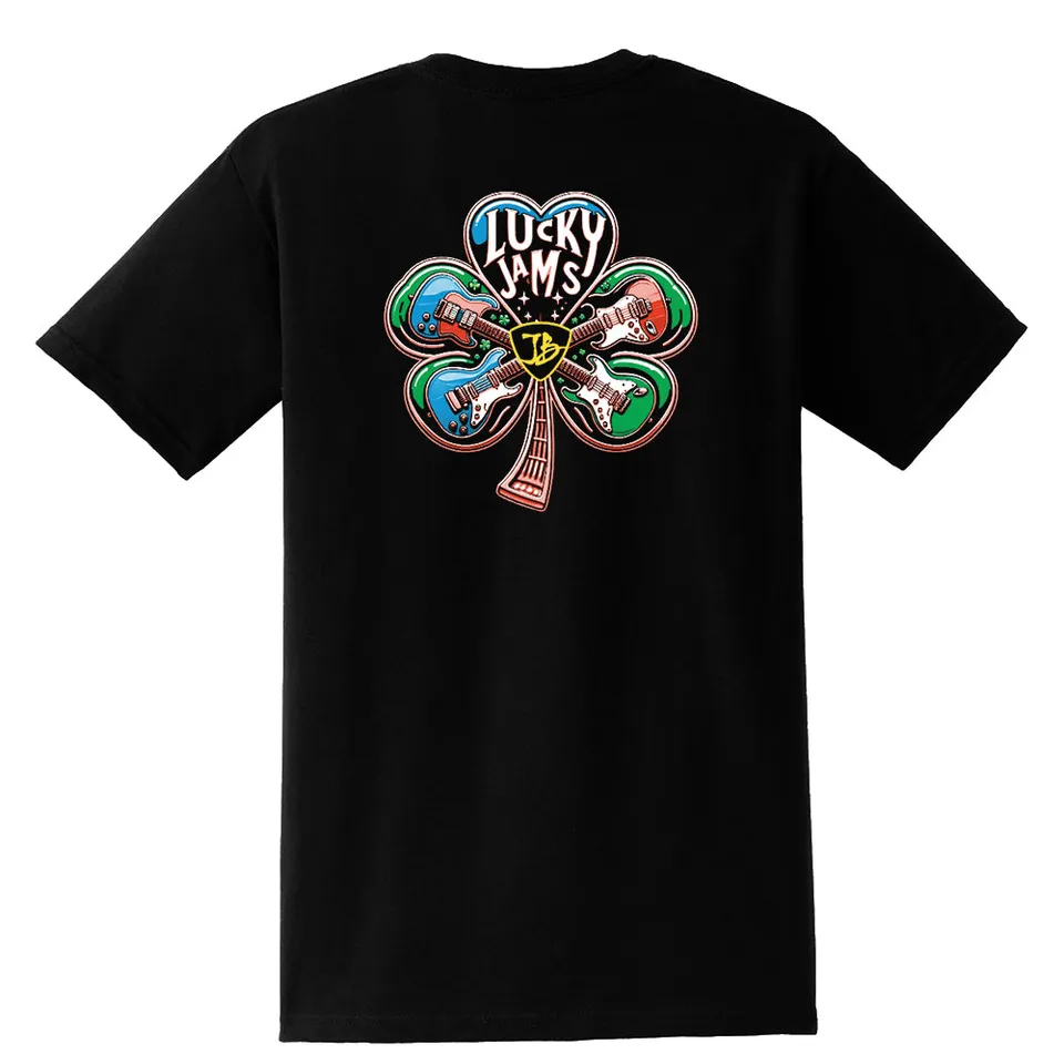 Joe Bonamassa Lucky Jams t-skjorte lomme unisex bomull