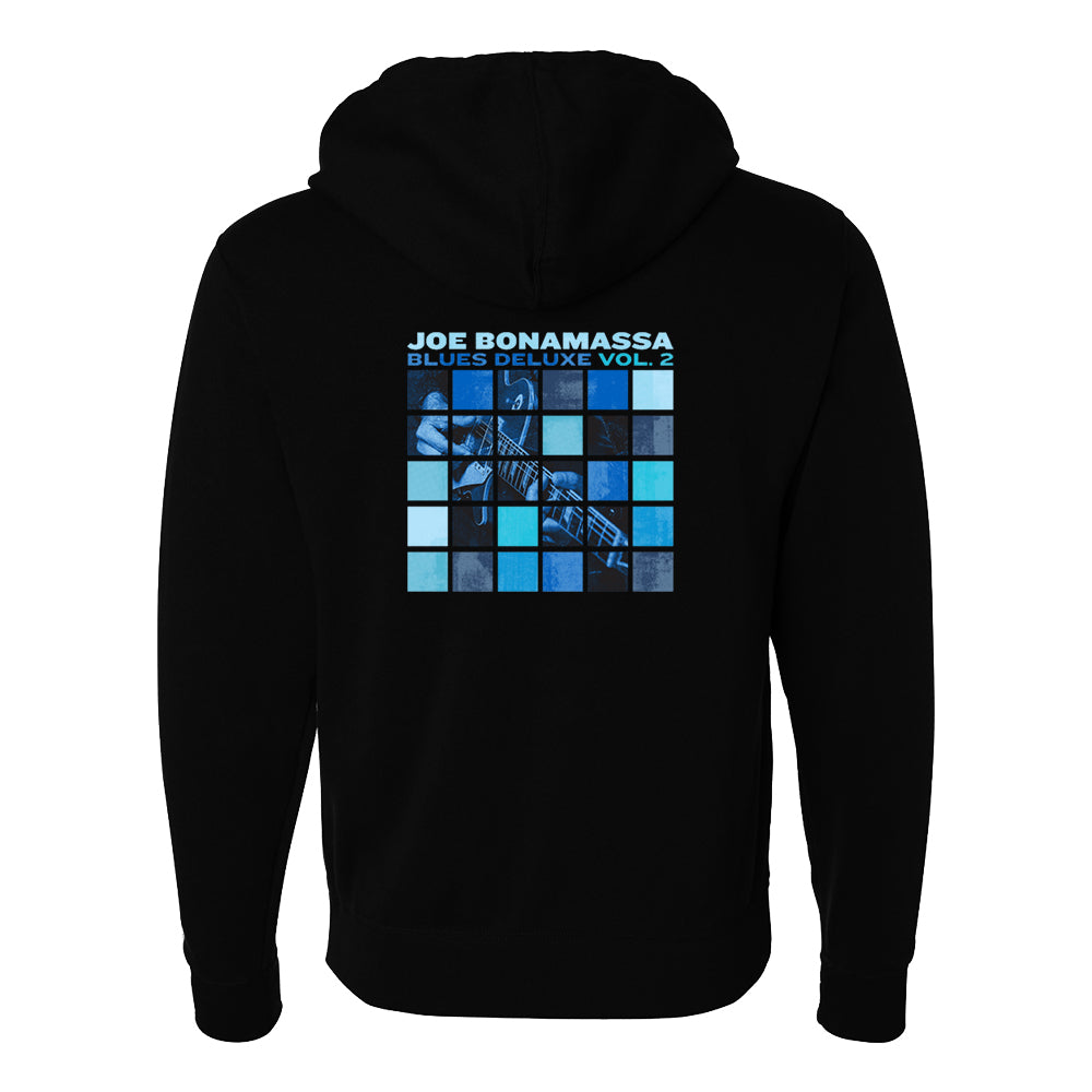 Joe Bonamassa Blues Deluxe Vol. 2 zip-hettegenser svart unisex