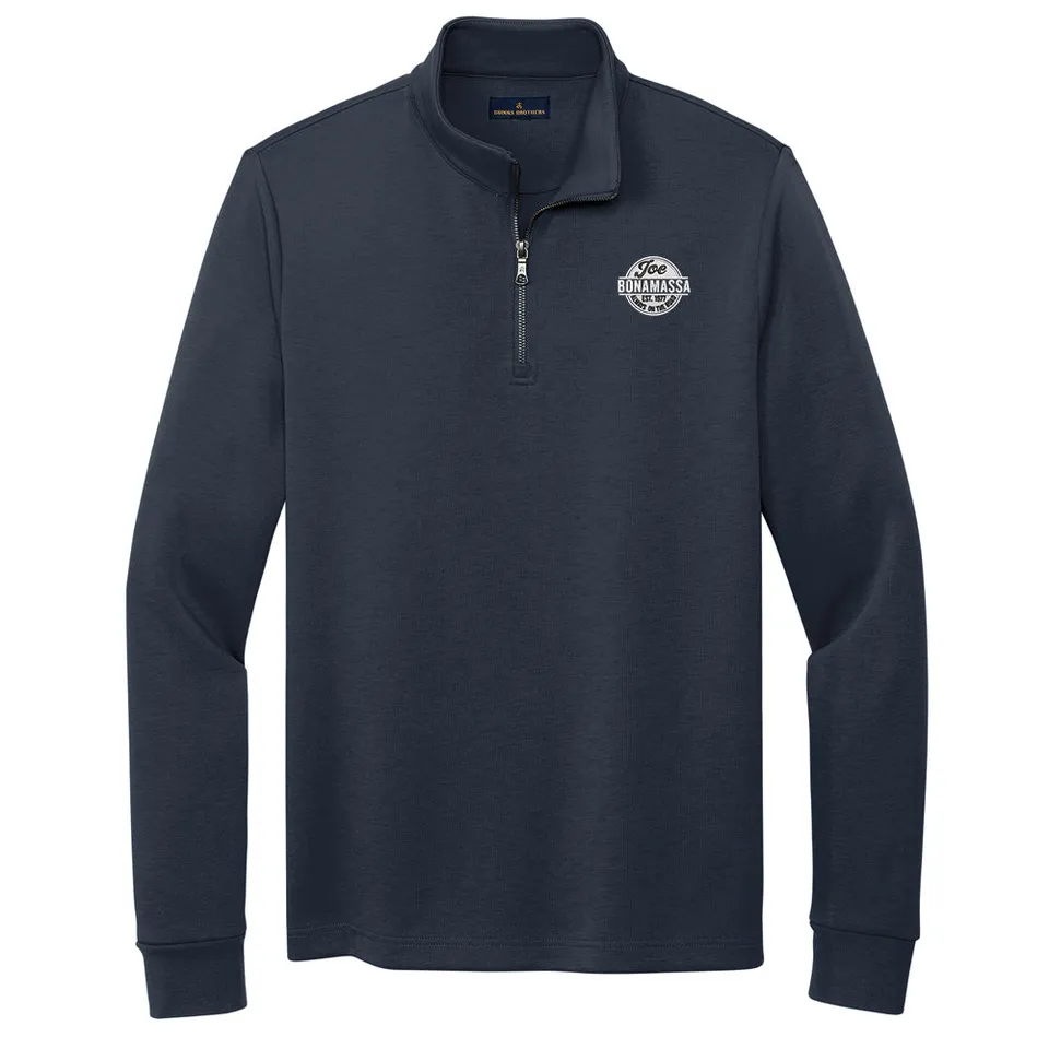 Brooks Brothers Always On The Road quarter-zip svart herre