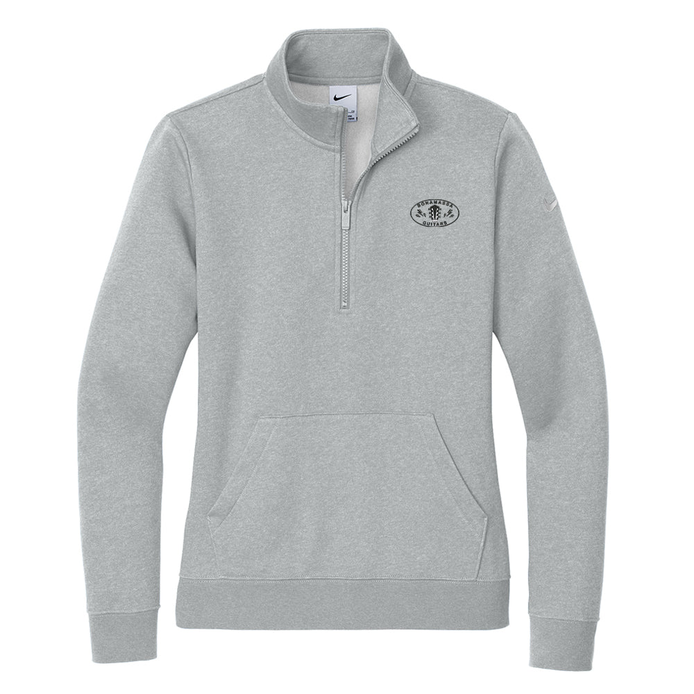Joe Bonamassa Nike Club Fleece half-zip jakke dame antrasitt