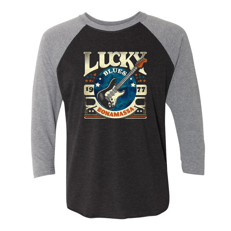 Joe Bonamassa Lucky Blues Strat 3/4 t-skjorte unisex