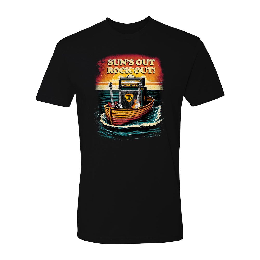 Joe Bonamassa Sun's Out Rock Out t-skjorte svart bomull
