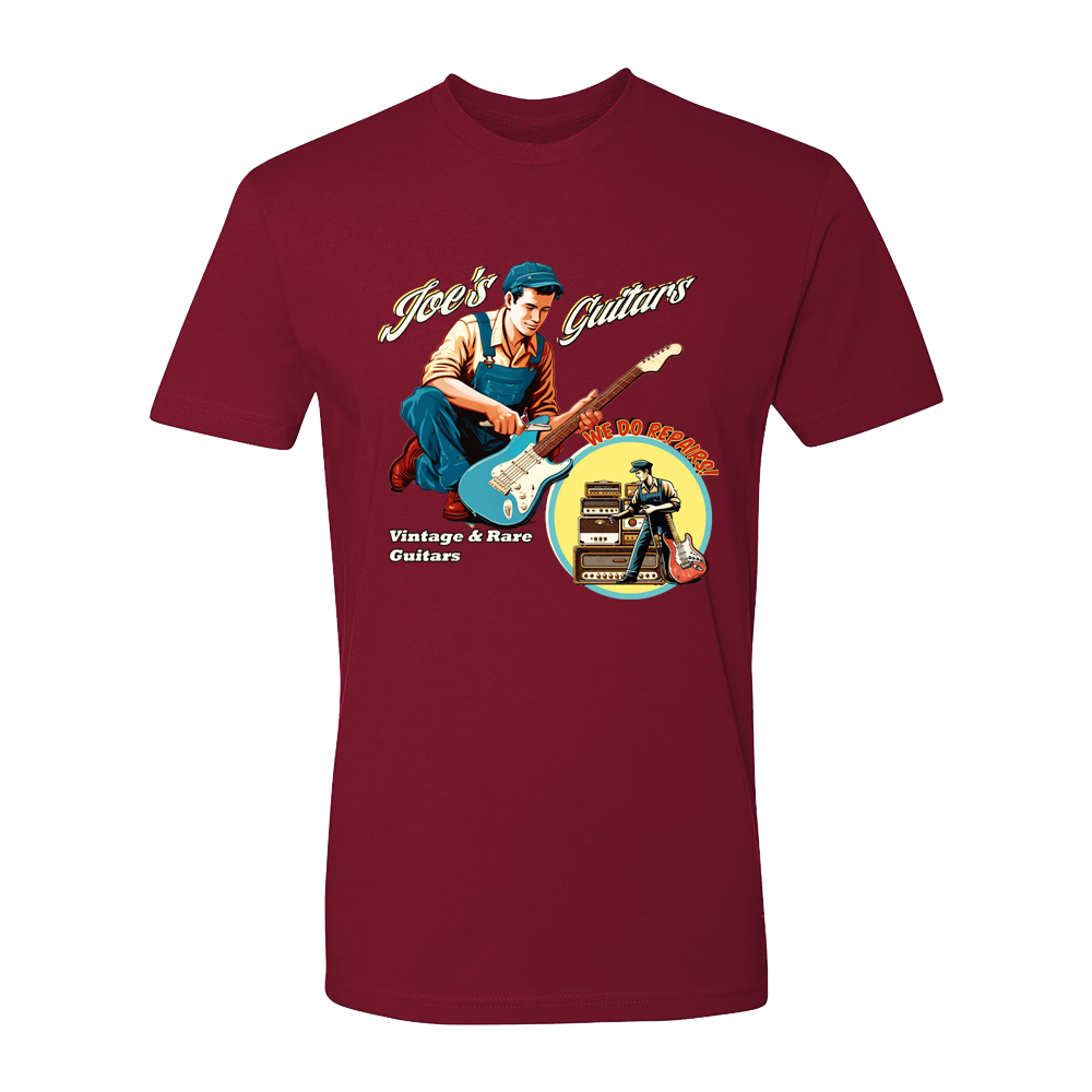 Joe Bonamassa Guitar & Repair Shop t-skjorte unisex bomull
