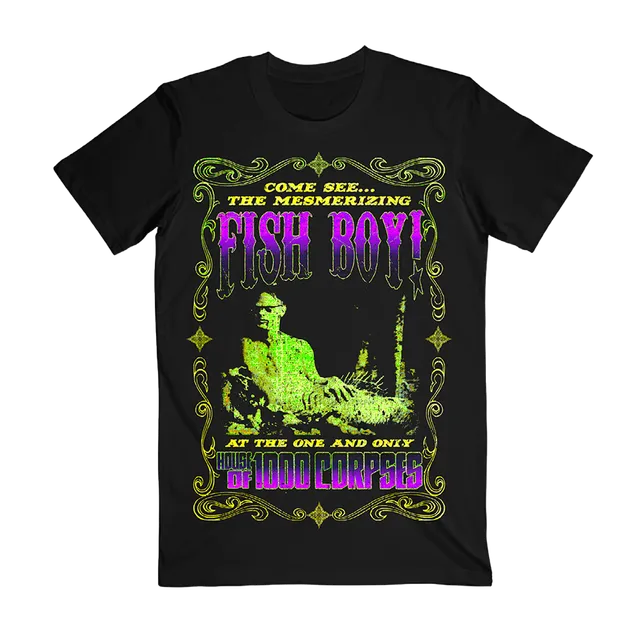 Rob Zombie Fish Boy t-skjorte unisex bomull